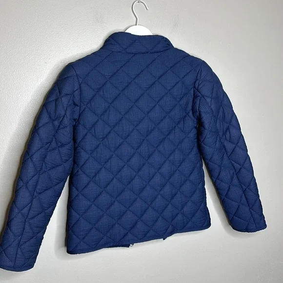 T39 Market & Spruce Quilted Coat Navy Blue New with Tags size XS Stitchfix Brand - Picture 9 of 11